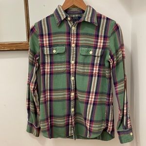 Polo Ralph Lauren plaid flannel shirt